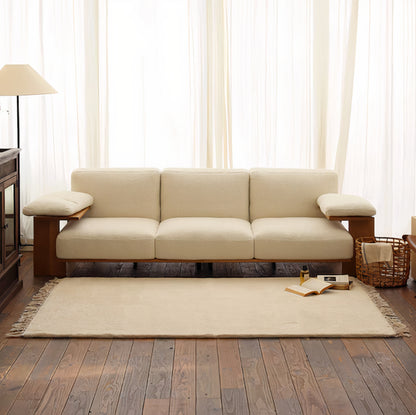Textured Tassel Edge Rug