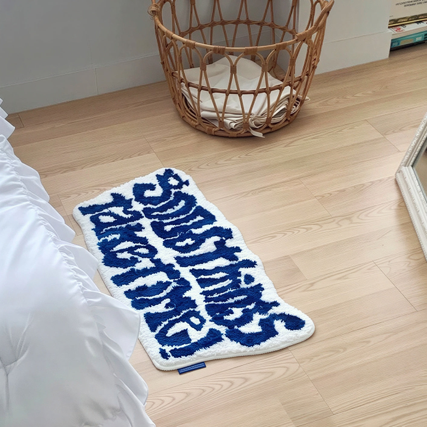 Good Things Take Time Tufted Mini Rug