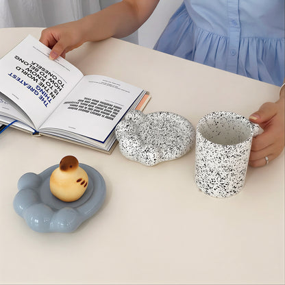 Cat Paw Mug and Plate Set - lifestyle