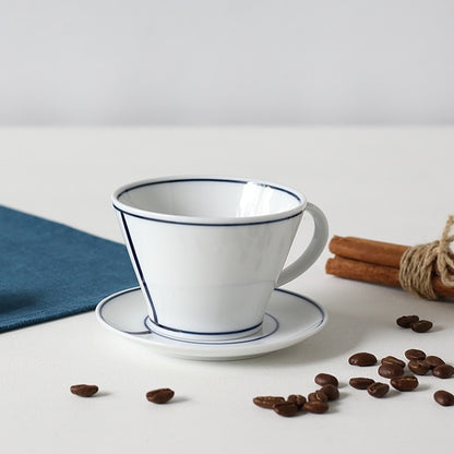 Blue Line V Coffee Cup