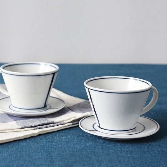 Blue Line V Coffee Cup