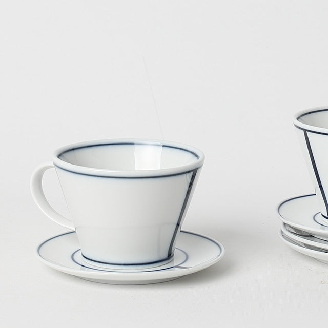 Blue Line V Coffee Cup
