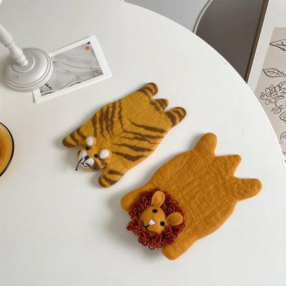 Cute Animal Wool Coasters