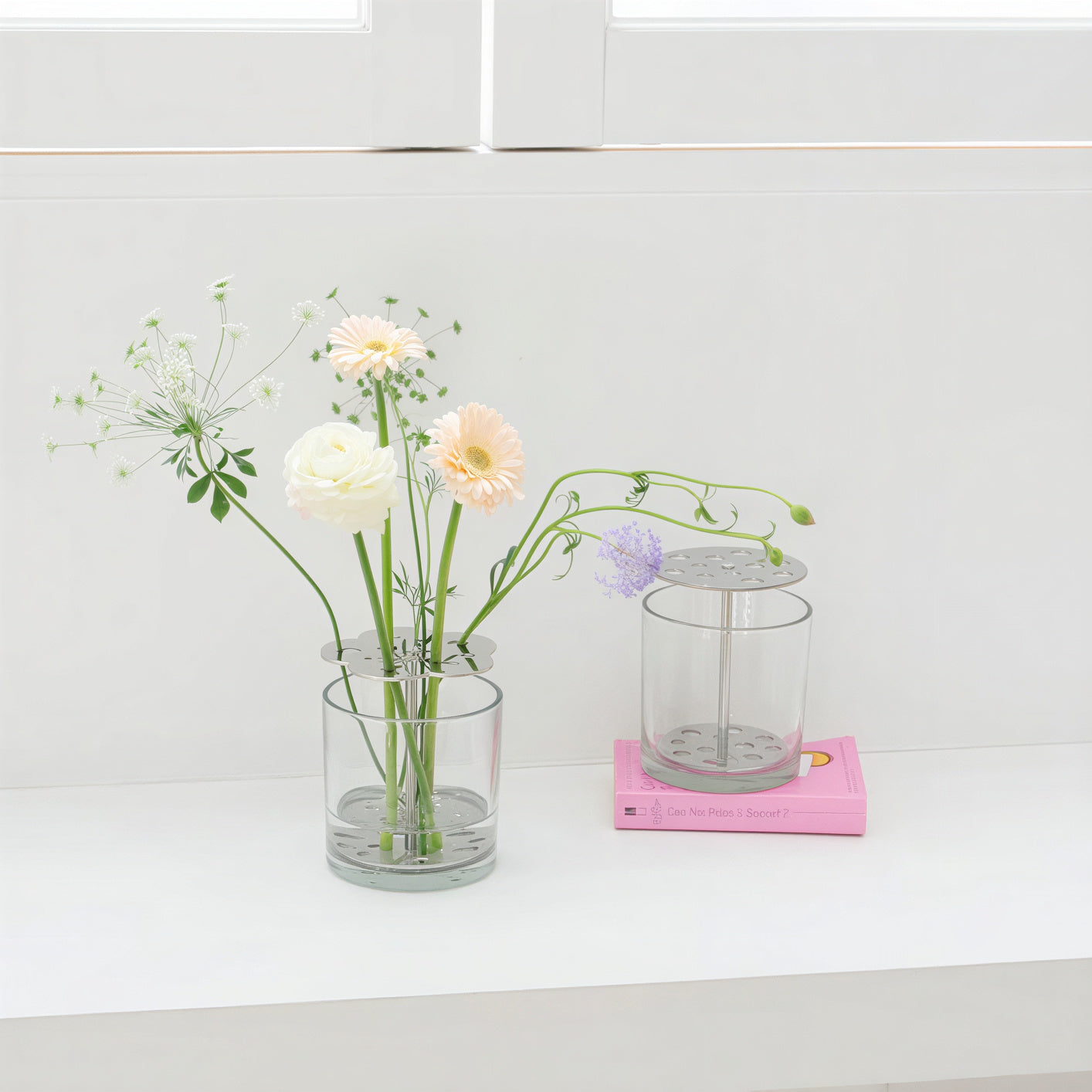 Nerja Stainless Ikebana Vase