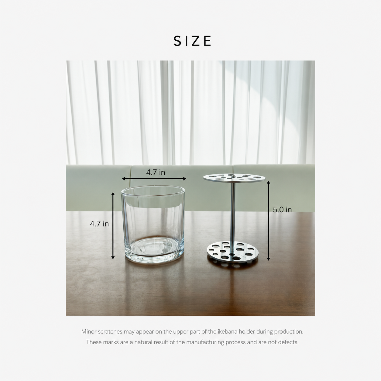 Nerja Stainless Ikebana Vase