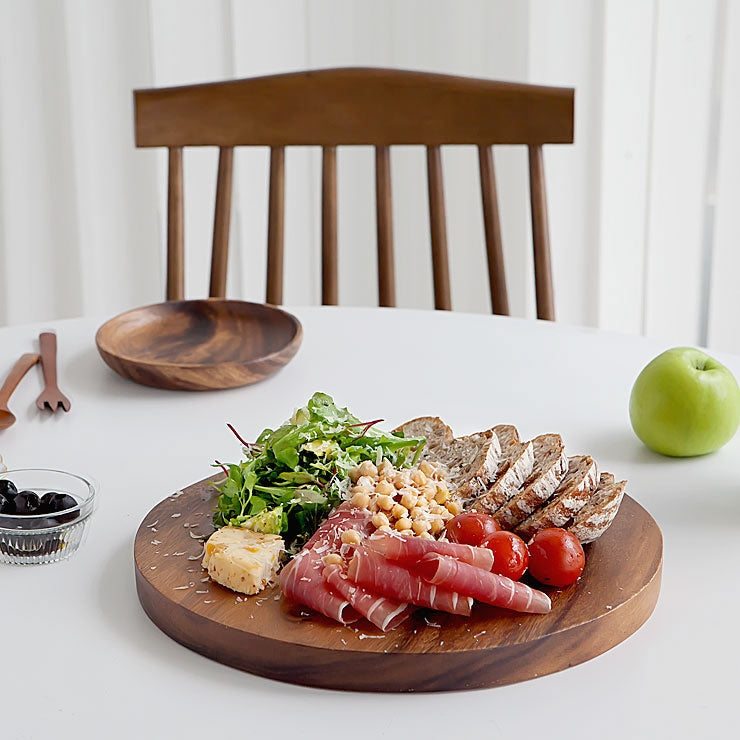 Round Wood Serving Board XL