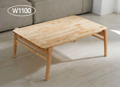 Solid Wood Foldable Low Coffee Table