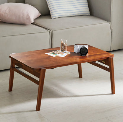 Solid Wood Foldable Low Coffee Table