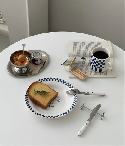 Retro Check Café Plate Set - 2pc - image 9 of 10