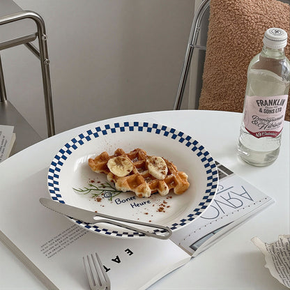 Retro Check Café Plate Set - 2pc - image 8 of 10