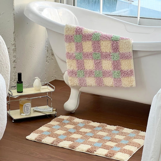 Candy Check Tufted Rug