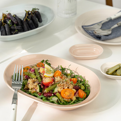 Le Pallet Oval Bowl & Pasta Bowl Set (4-Piece)
