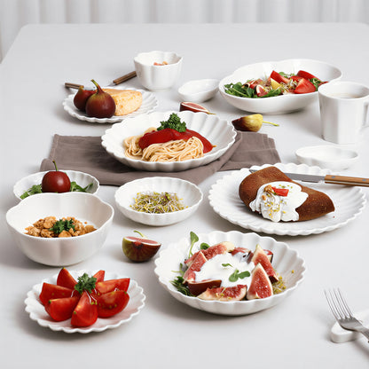 Syracuse Frise Glossy Dinnerware Set for 4 (16-Piece)
