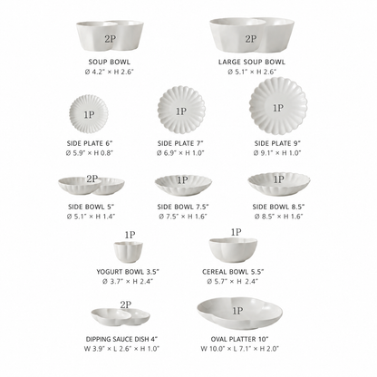 Syracuse Frise Glossy Dinnerware Set for 4 (16-Piece)