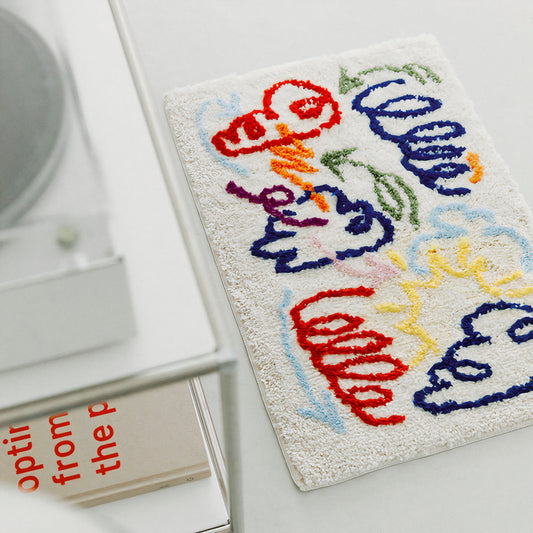 Doodle Pattern Accent Mat