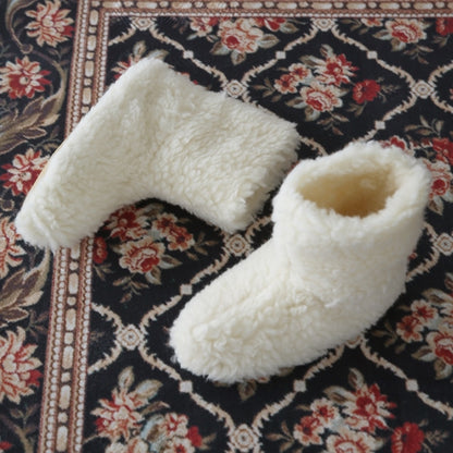 Pure Wool Cloud Boot Slippers