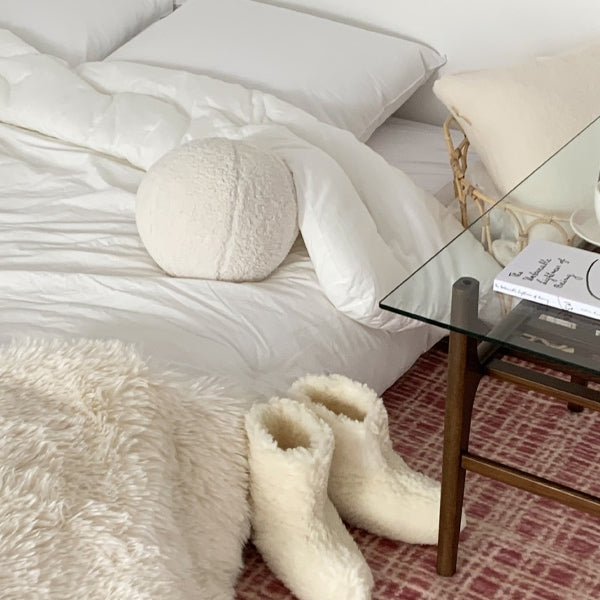 Pure Wool Cloud Boot Slippers