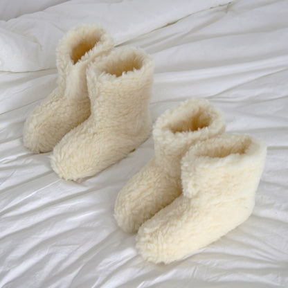 Pure Wool Cloud Boot Slippers