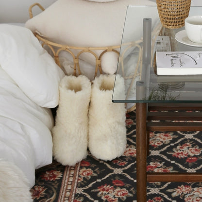 Pure Wool Cloud Boot Slippers