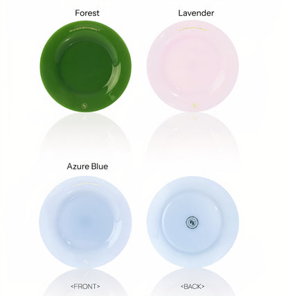 Penguin Milk Glass Dessert Plate (7")