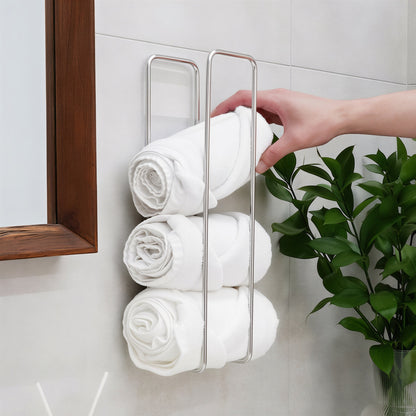 Smart Adhesive Stainless Steel Towel Rack