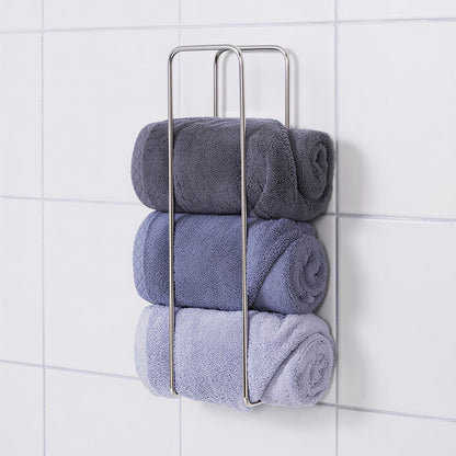 Smart Adhesive Stainless Steel Towel Rack