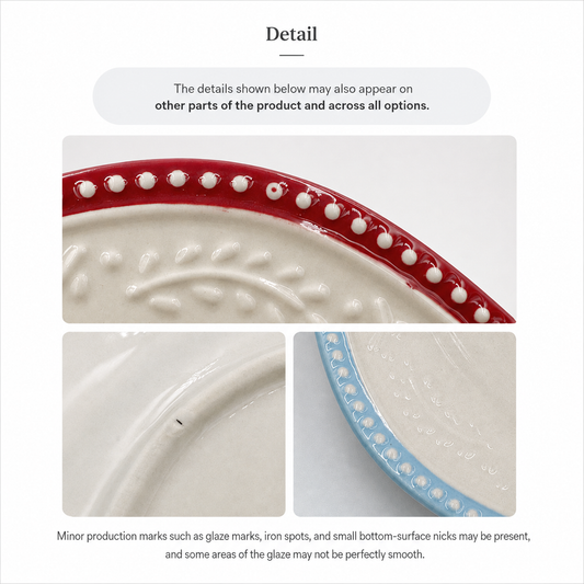 Wave Rim Dessert Plate