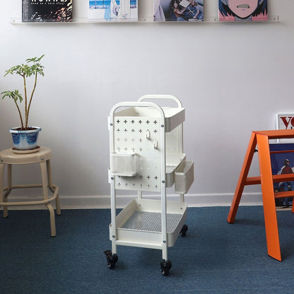 Kinsley Pegboard Utility Trolley Cart