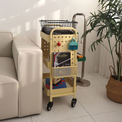 Kinsley Pegboard Utility Trolley Cart