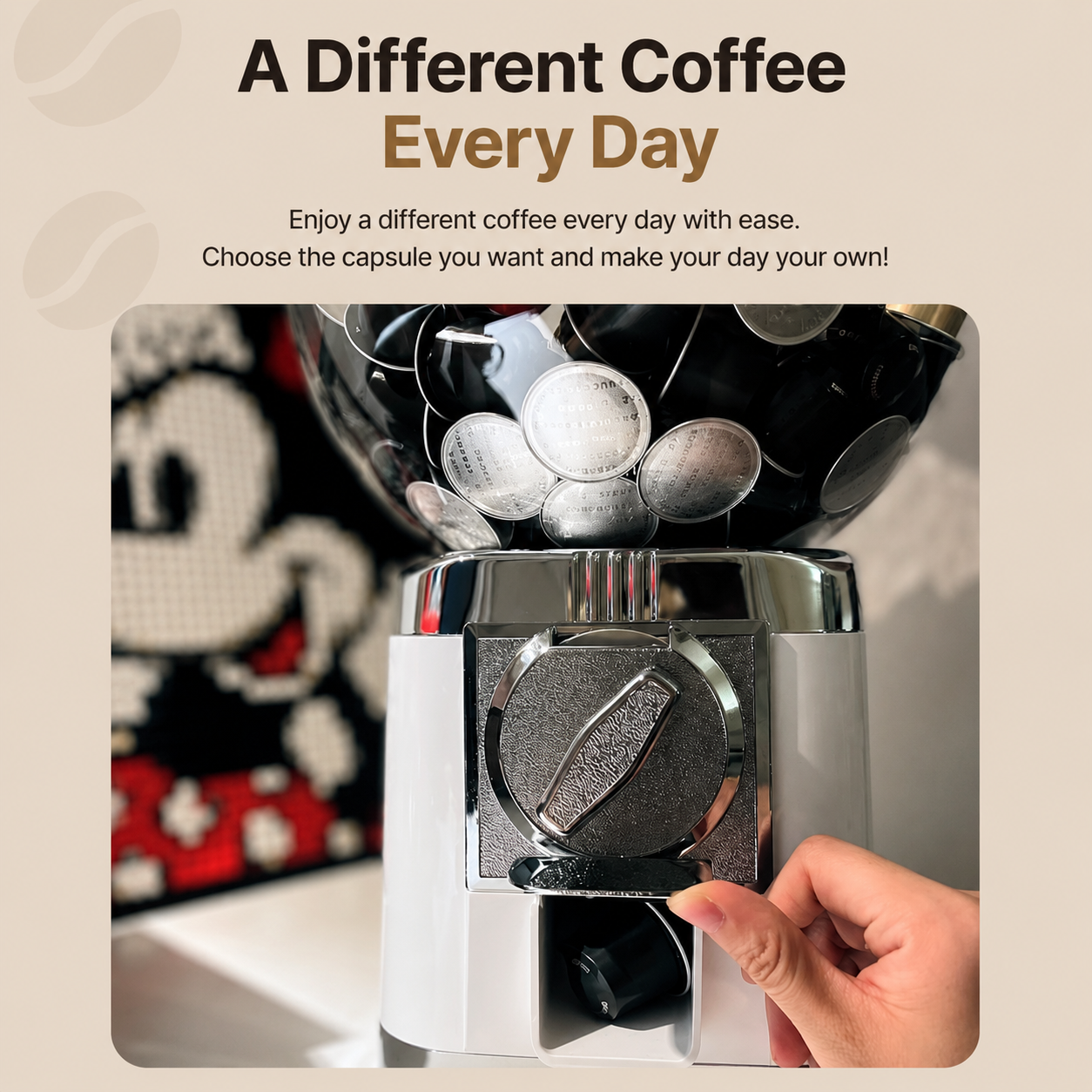 Mini Capsule Dispenser Machine