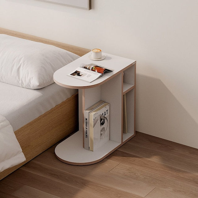 Round Shelf Side Table