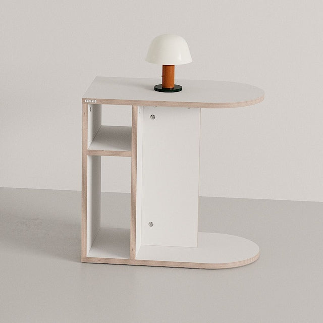 Round Shelf Side Table