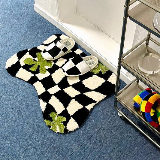 Checkered Accent Rug