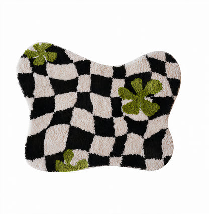 Checkered Accent Rug