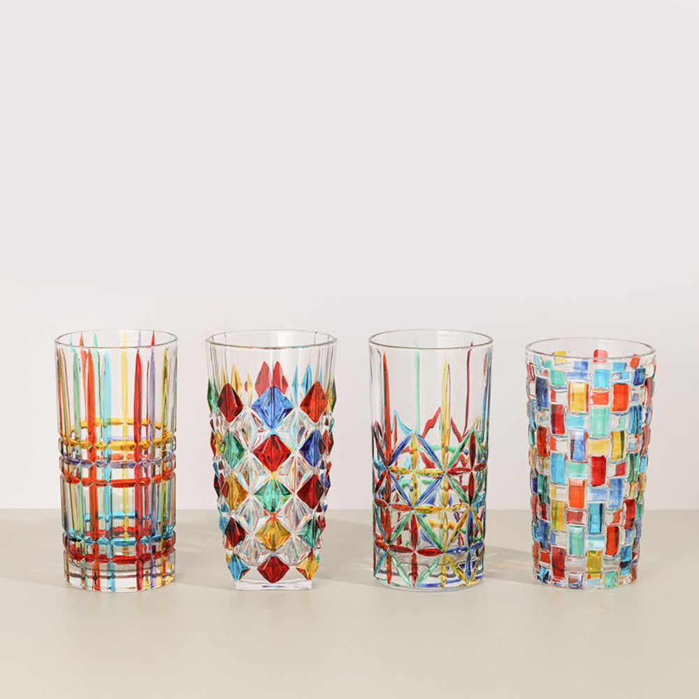 Party Prism Glass Cup Set of 2