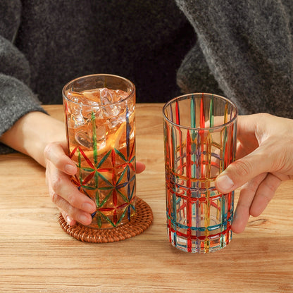 Party Prism Glass Cup Set of 2