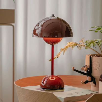 Gloss Dome Cordless Table Lamp