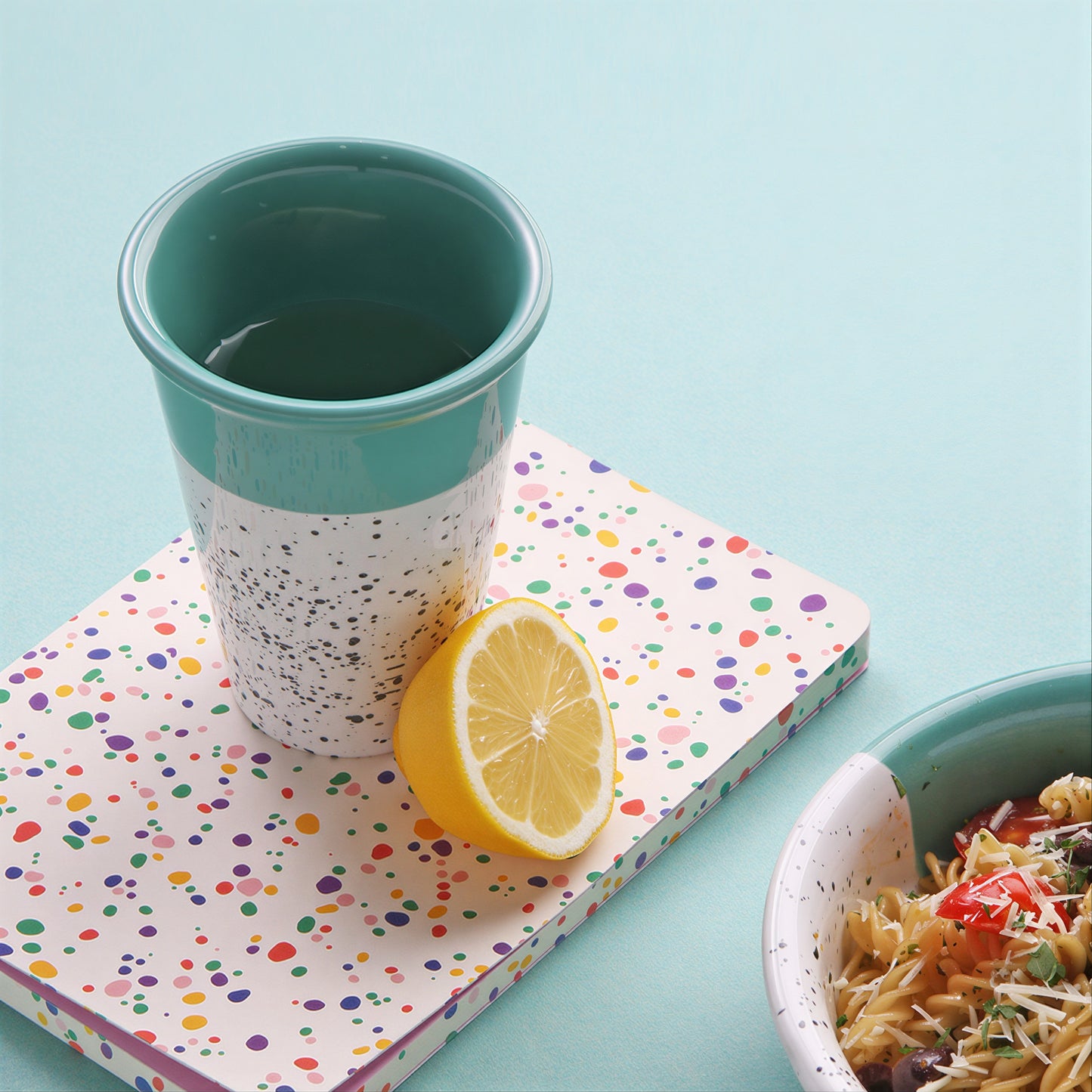 Ardin Essentials Speckled Ceramic Tumbler - lifestyle