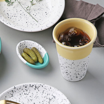 Ardin Essentials Speckled Ceramic Tumbler - detail view