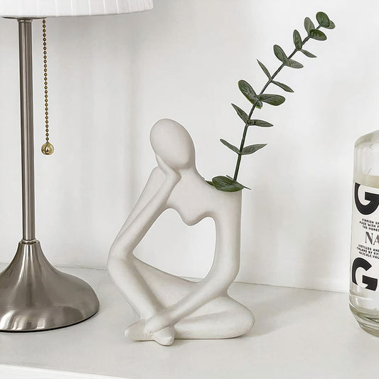 Thinker Ceramic Vase
