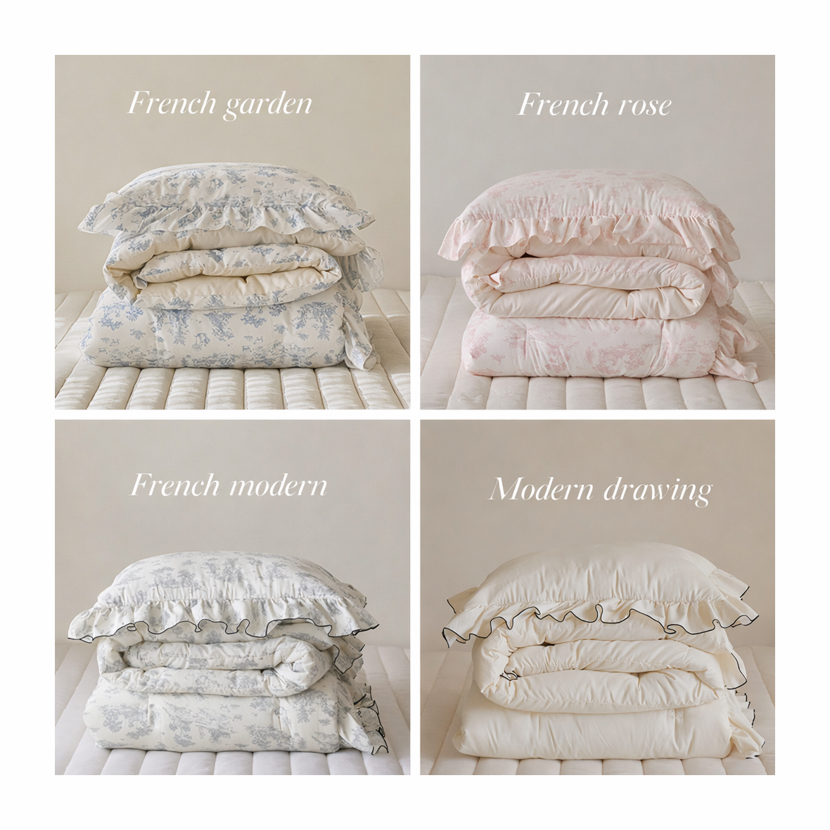 Hotel Style Dust Free Frill Comforter - image 9 of 10