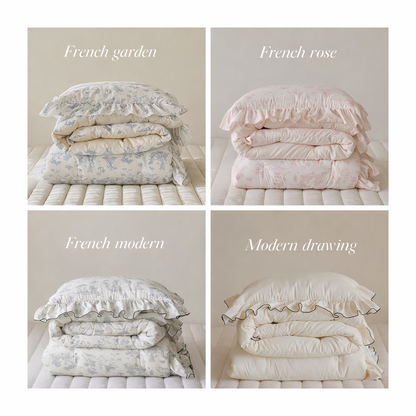 Hotel Style Dust Free Frill Comforter - image 9 of 10