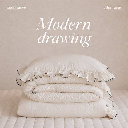 Hotel Style Dust Free Frill Comforter - image 5 of 10