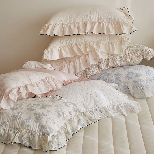 Hotel Style Dust-Free Frill Pillowcase