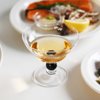 Rove Black Stem Wine Glass