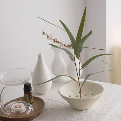 Ikebana Ceramic Vase