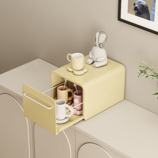 Mid-Century Slide Steel Storage Cabinet