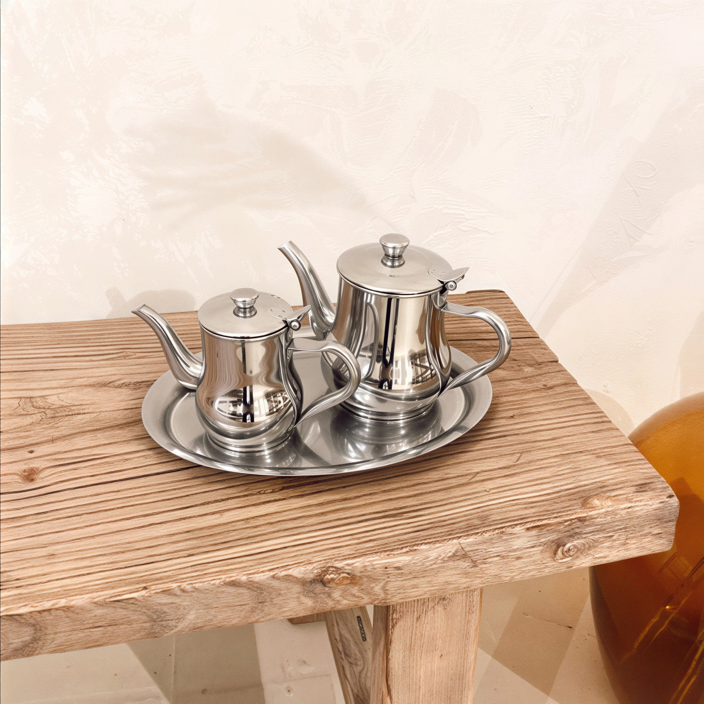 Stainless Steel Oval Tray