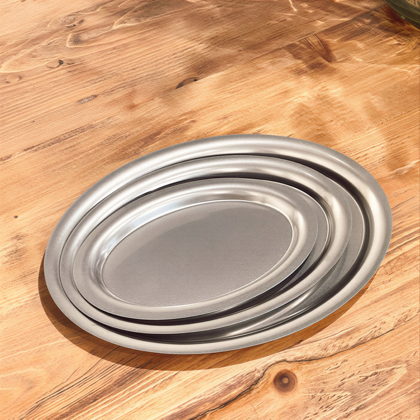 Stainless Steel Oval Tray
