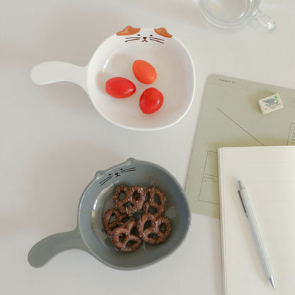 Cat Handle Plate Set of 2